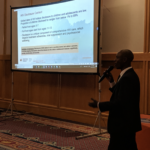 Vincent presenting at REPSSI on EGPAF's Disclosure Toolkit