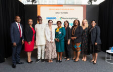 Leaders at Power of Partnerships event at Devex Impact House at UNGA