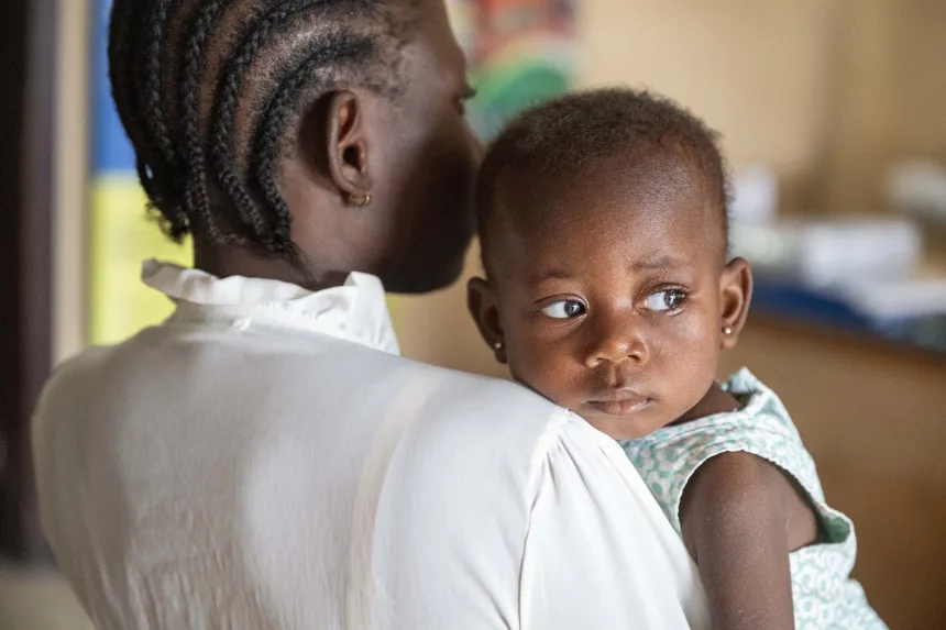 Mom and baby from Nigeria